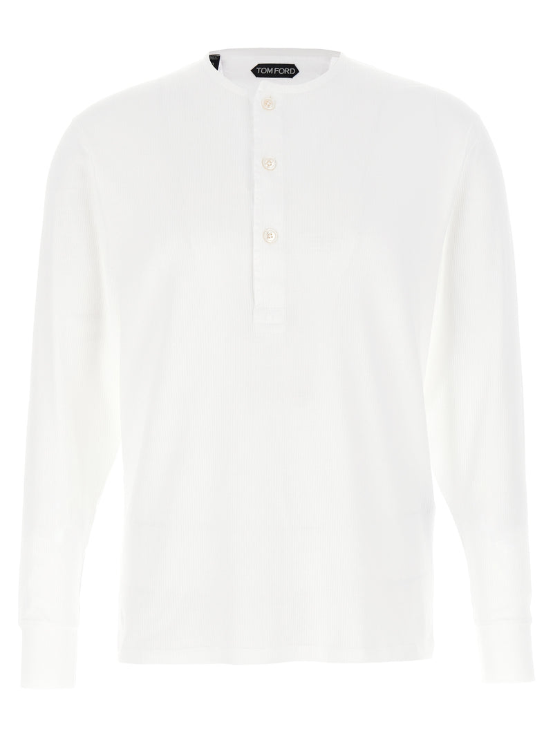 T-shirt en coton blanc Tom Ford