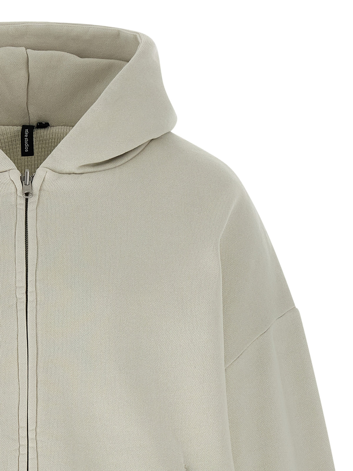 Entire Studios White Cotton Sweatshirt - Stylish Comfort