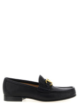 Mocassins à enfiler Valentino Garavani en cuir de buffle noir