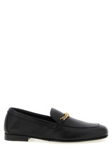 Versace Black Calfskin Slip-On Loafers for Men