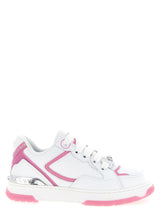 Versace Biggie Basket Multicolor Calfskin Sneakers for Women