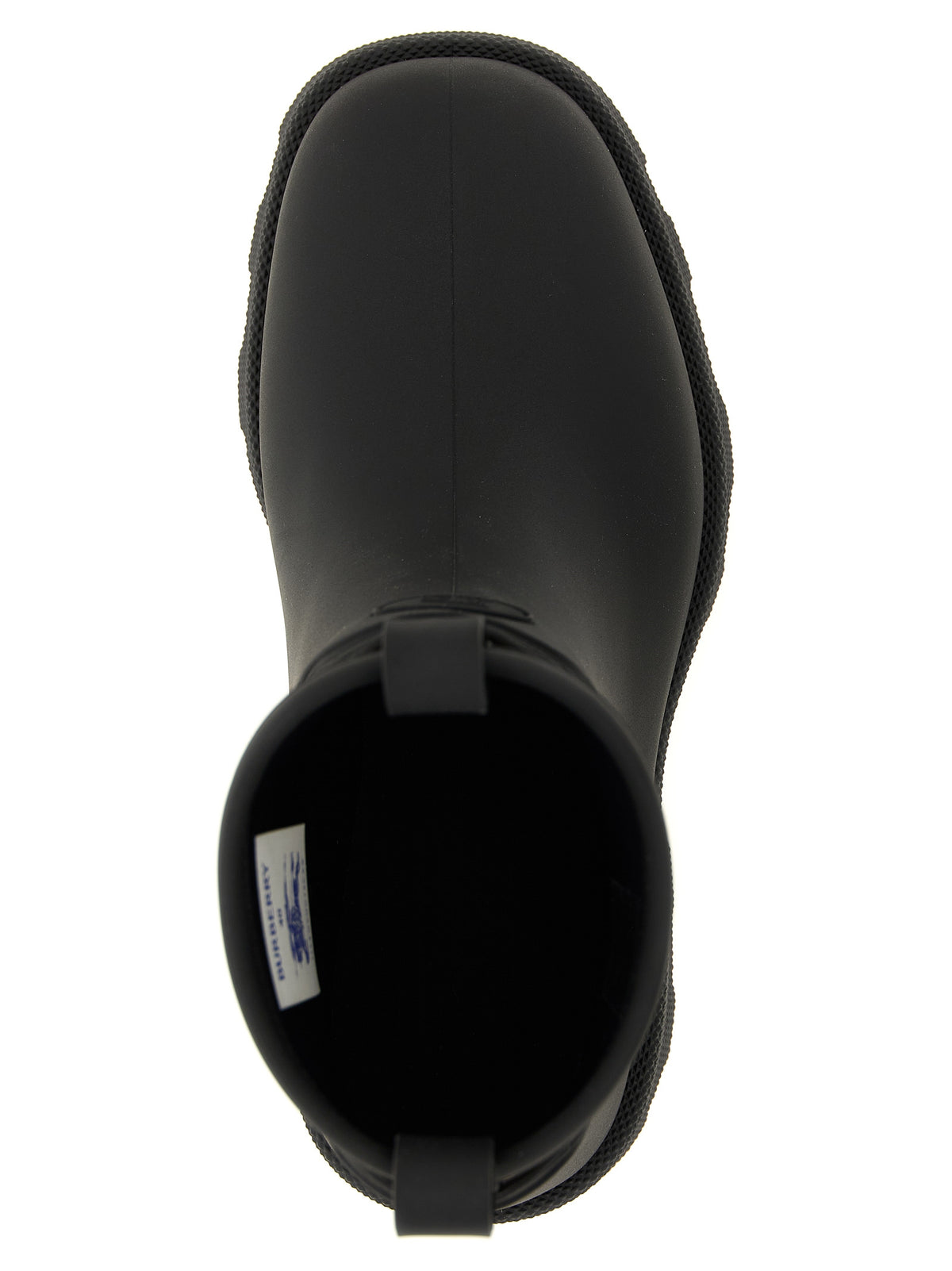 Bottes en caoutchouc noires Burberry