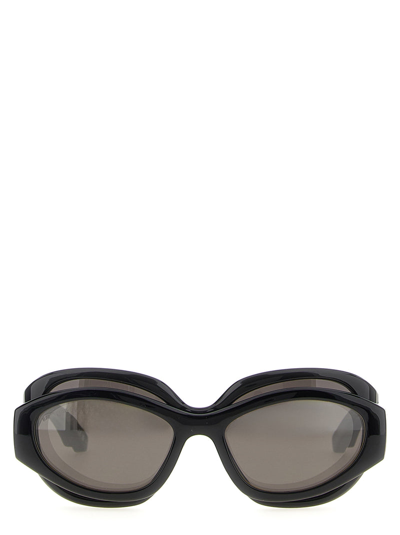 Balenciaga Superbusy Round Black Sunglasses
