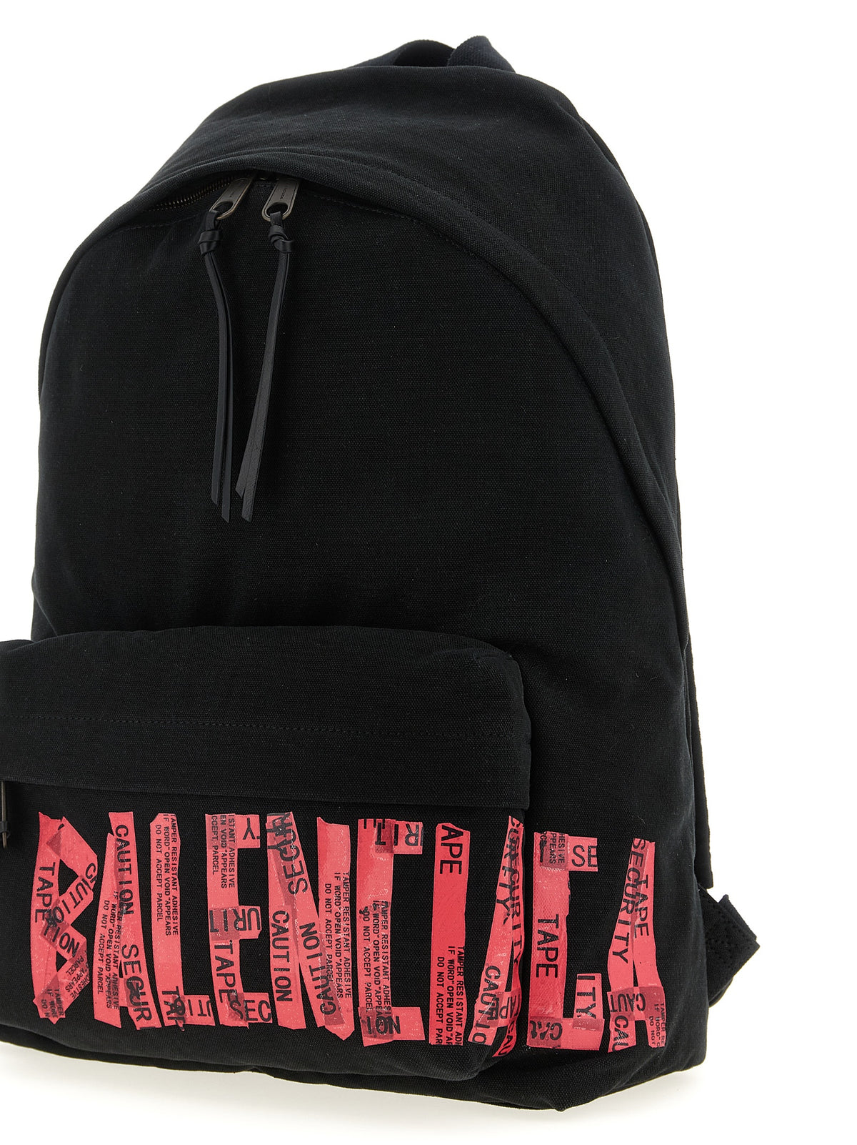 Balenciaga Black Cotton Backpack