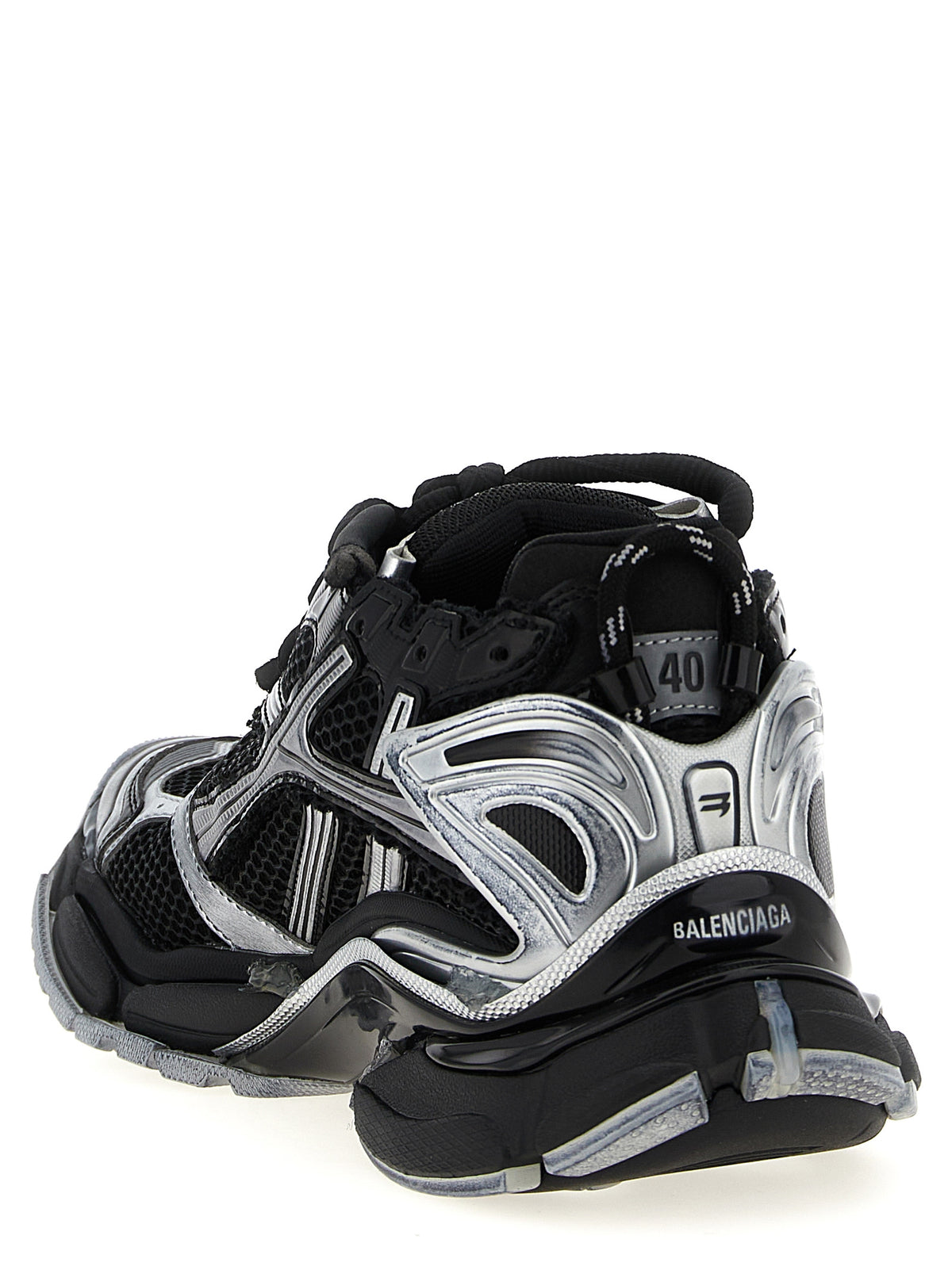 Balenciaga Runner Gradient Black Athletic Sneakers