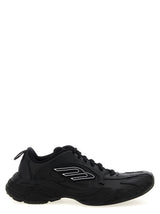 Balenciaga Black Calfskin Athletic Sneakers