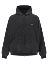 Balenciaga Gray Cotton Sweatshirt - Trompe L’Œil Design