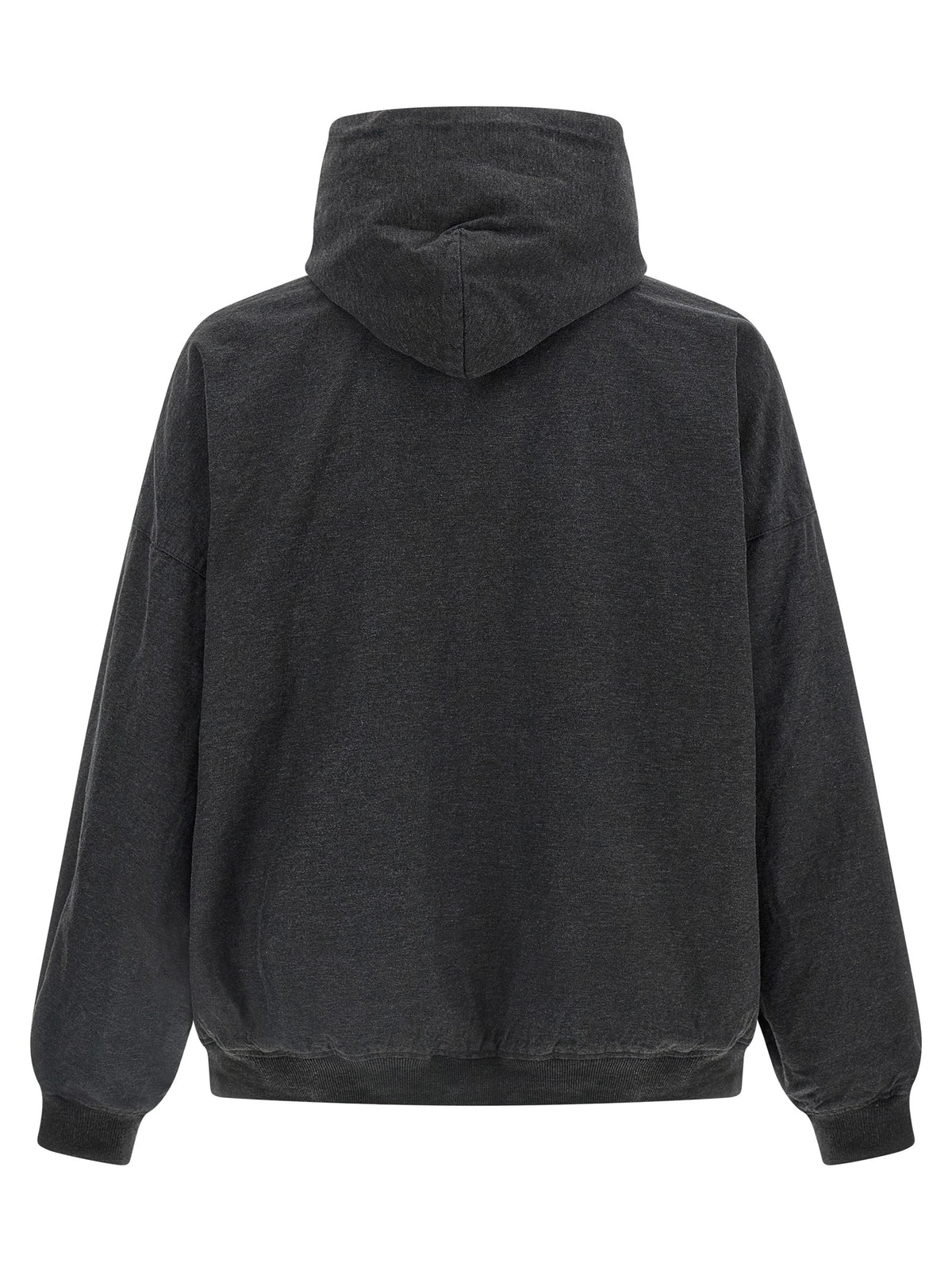 Balenciaga Gray Cotton Sweatshirt - Trompe L’Œil Design