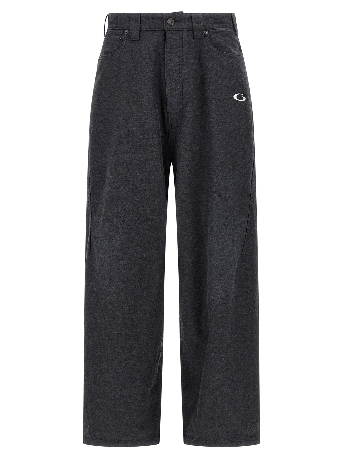 Balenciaga Trompe L’Œil Gray Cotton Casual Pants for Men
