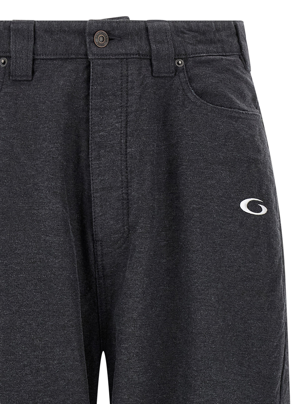 Balenciaga Trompe L’Œil Gray Cotton Casual Pants for Men