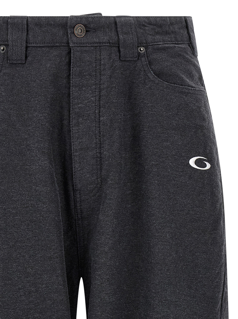 Balenciaga Trompe L’Œil Gray Cotton Joggers for Men