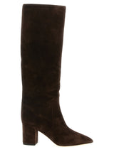Paris Texas Brown Calfskin Over The Knee