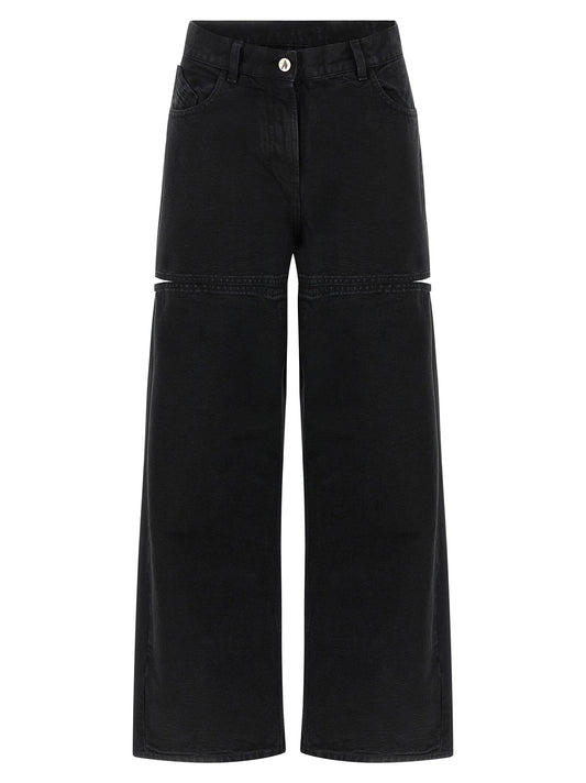 Jean en coton noir Attico