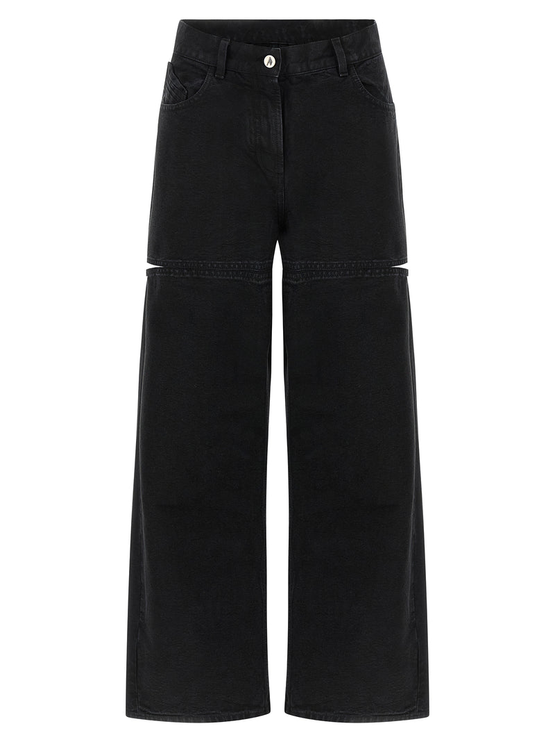 Jean en coton noir Attico