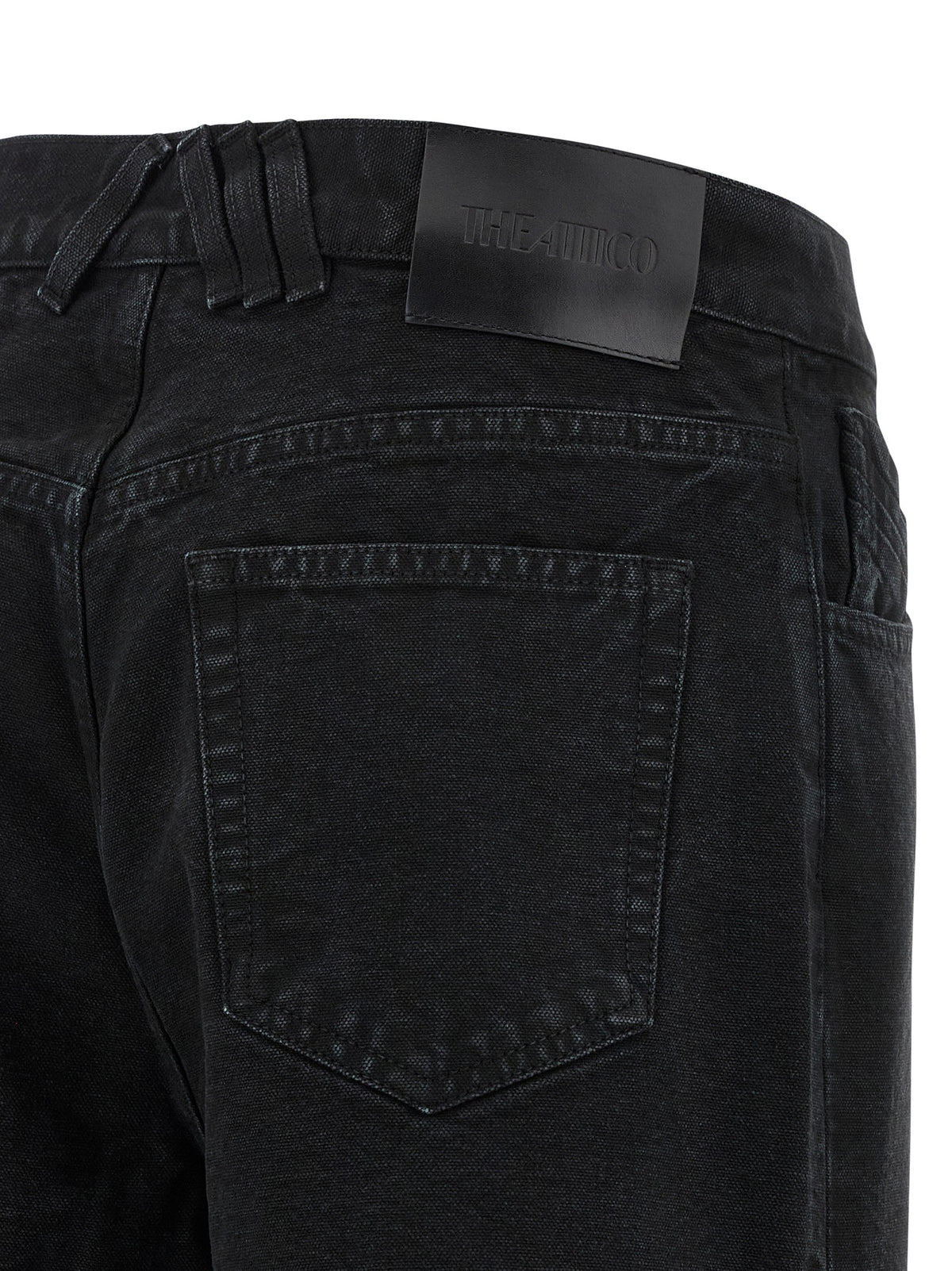 Jean en coton noir Attico