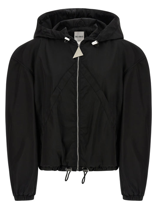 Le bomber The Attico en polyamide noir