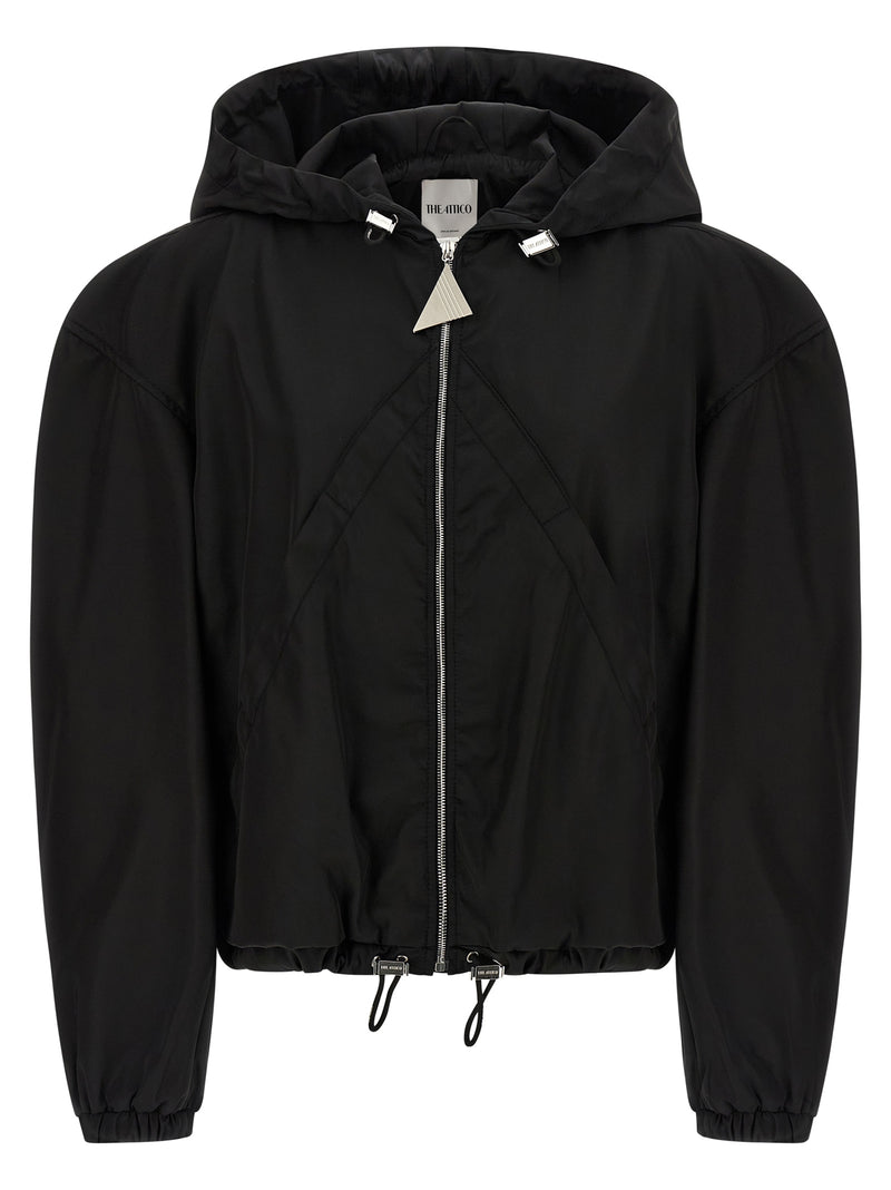 Le bomber The Attico en polyamide noir