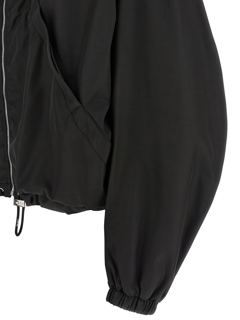 Le bomber The Attico en polyamide noir
