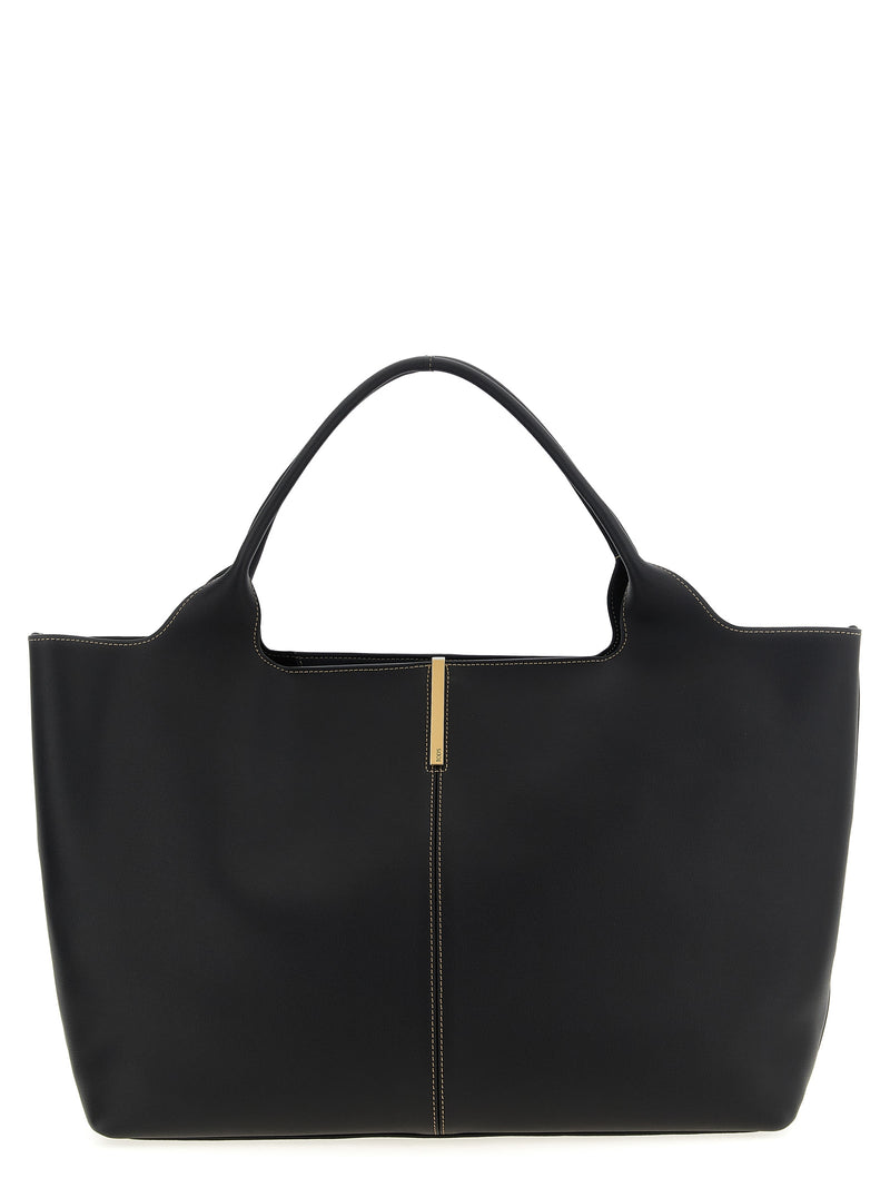 Sac cabas Tod's en veau noir