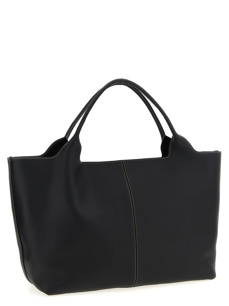 Sac cabas Tod's en veau noir