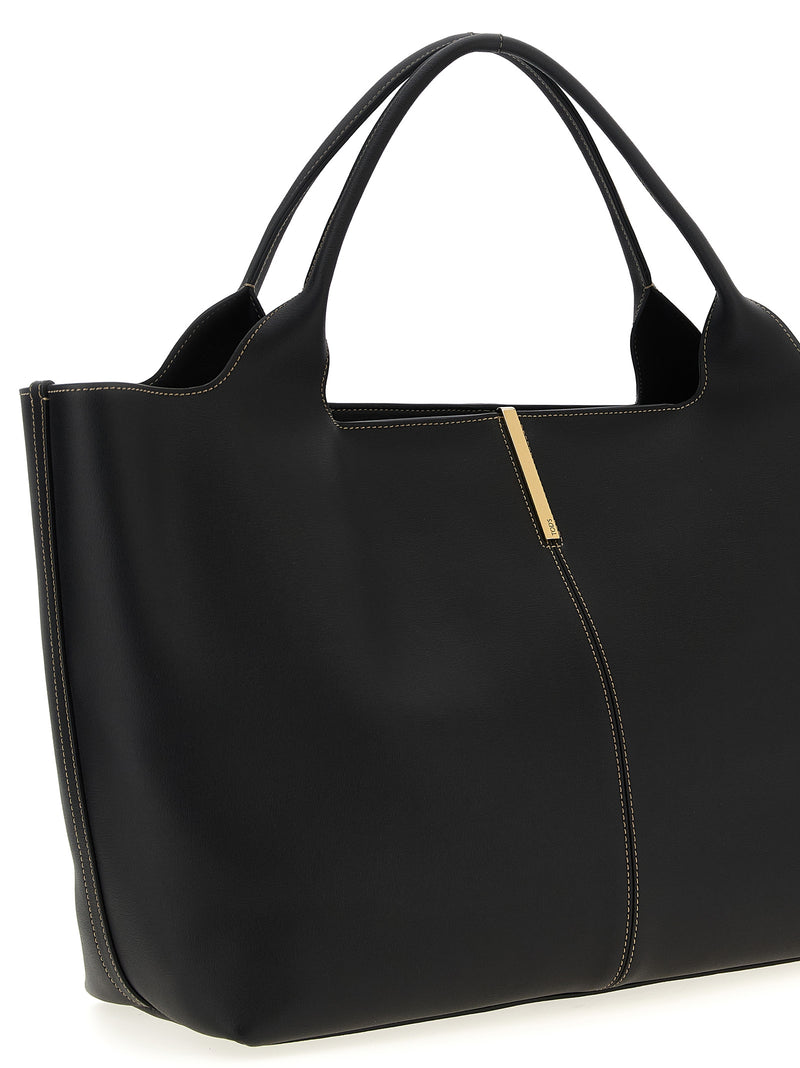 Sac cabas Tod's en veau noir