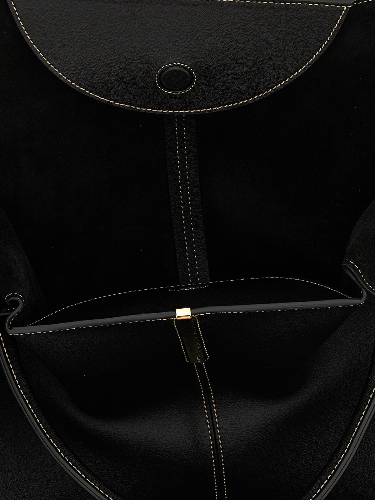 Tod's Black Calfskin Tote Bag