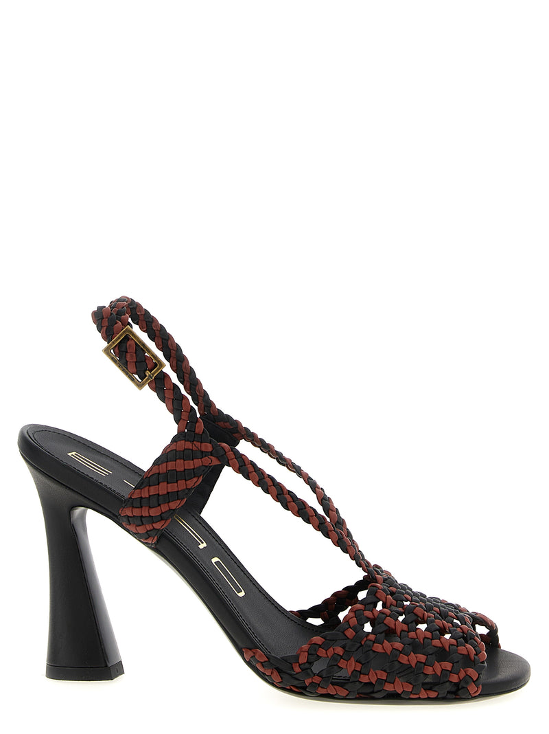 Etro Brown Polyethylene Stiletto Heel Sandals for Women