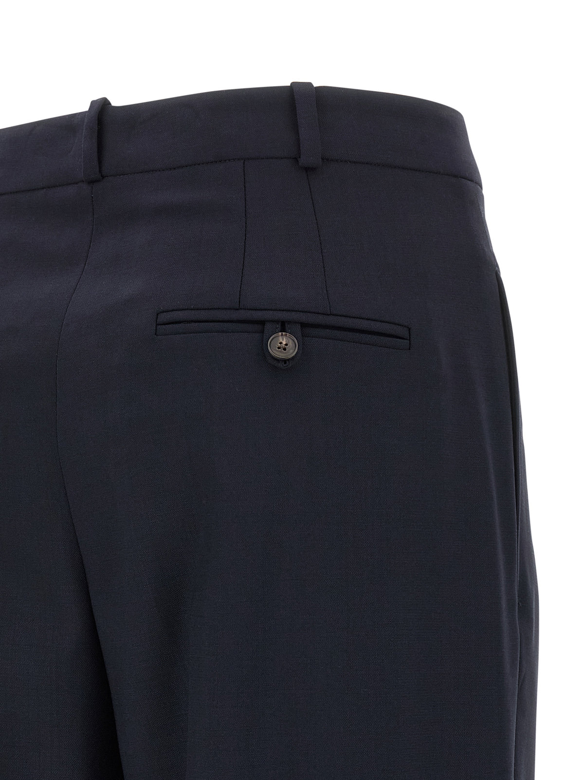 Polo Ralph Lauren Blue Wool Casual Pants