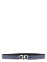 Ceinture Ferragamo en veau multicolore, taille régulière