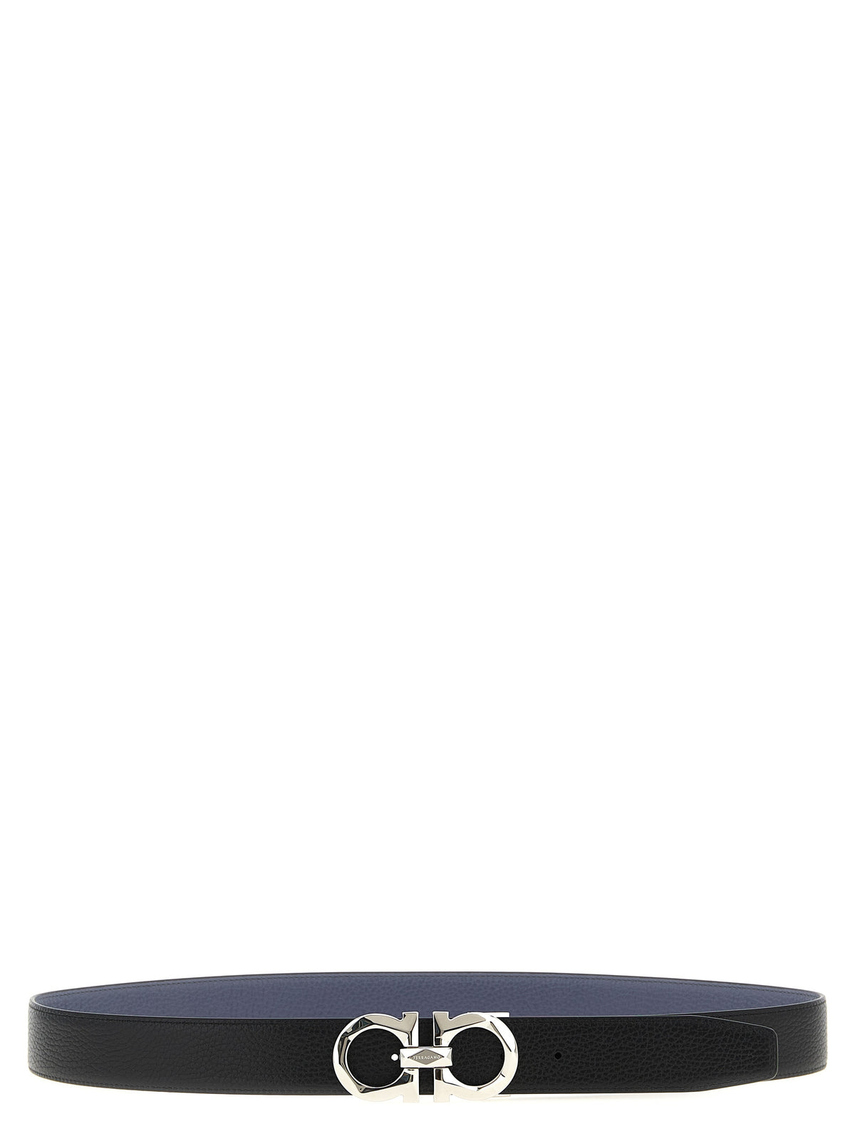 Ceinture Ferragamo en veau multicolore, taille régulière