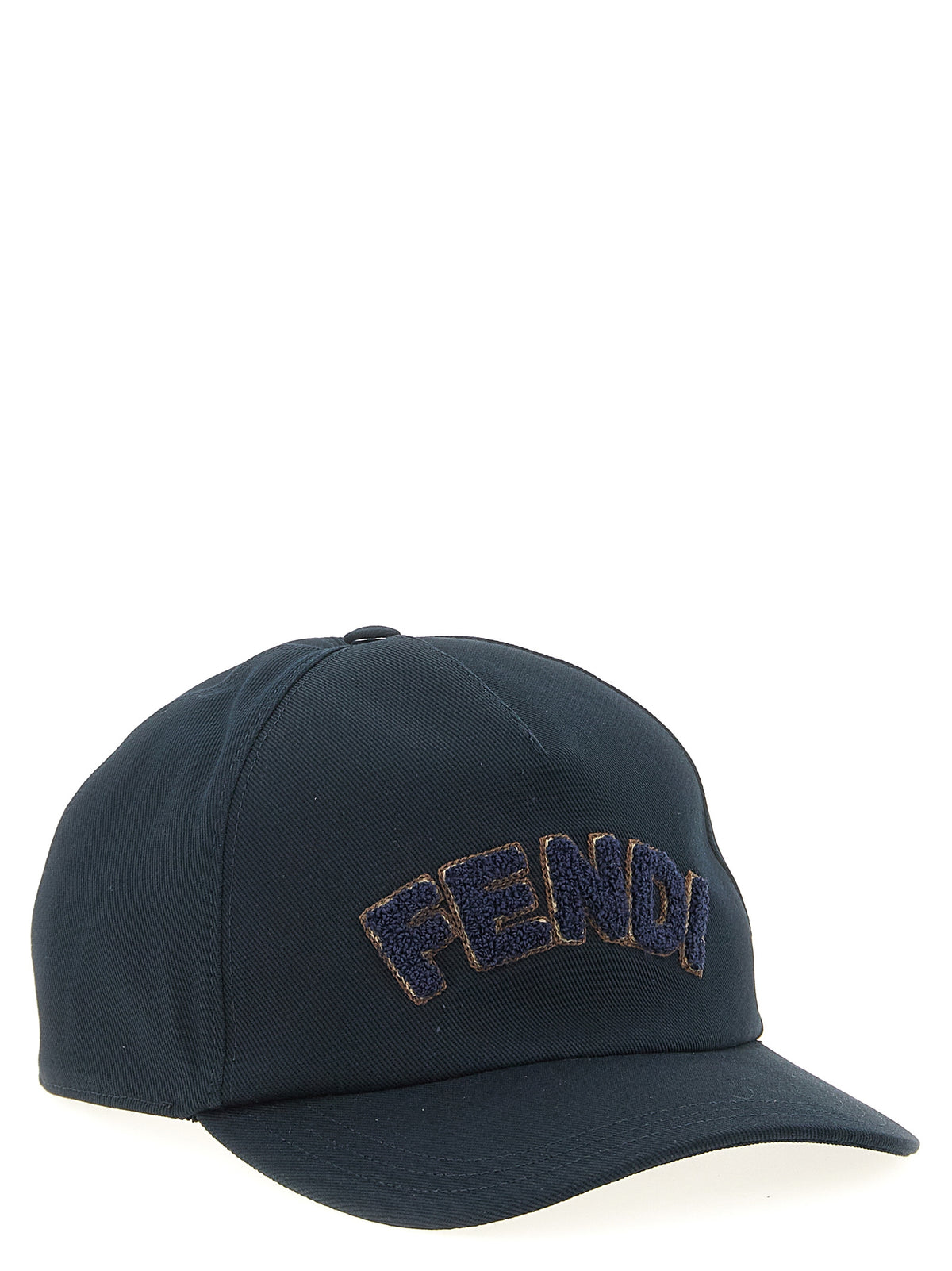 Casquette Fendi en coton bleu