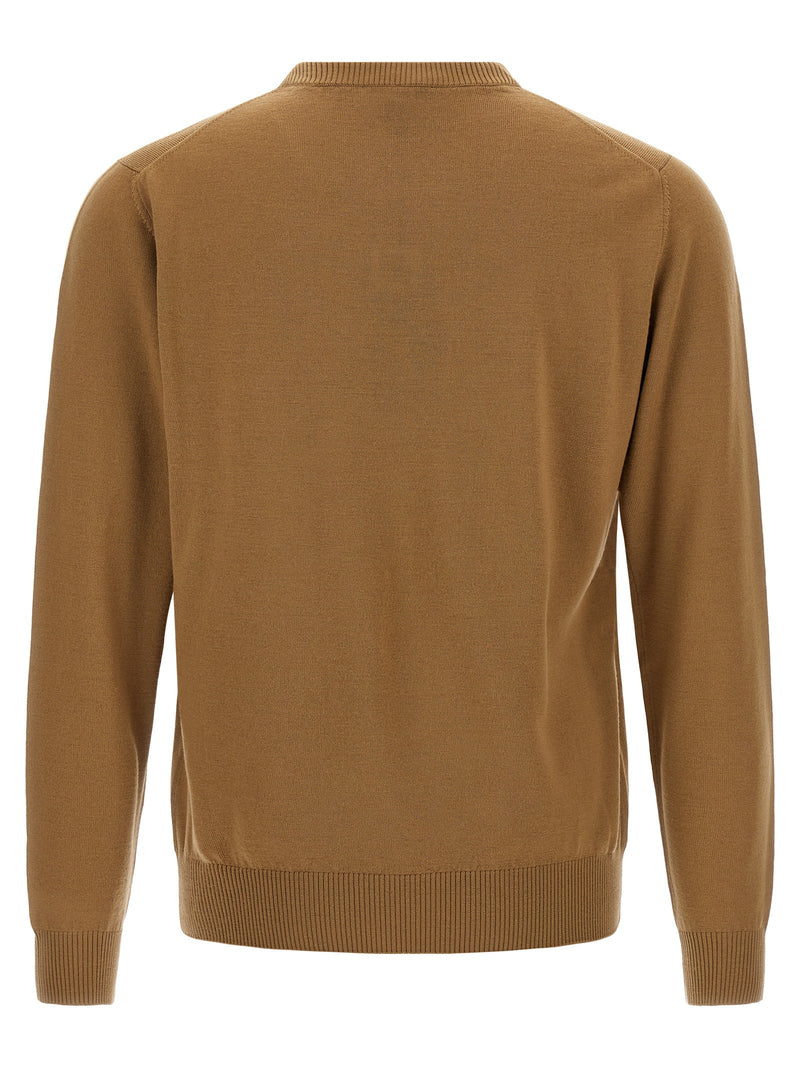 Fendi Beige Virgin Wool Cardigan for Men