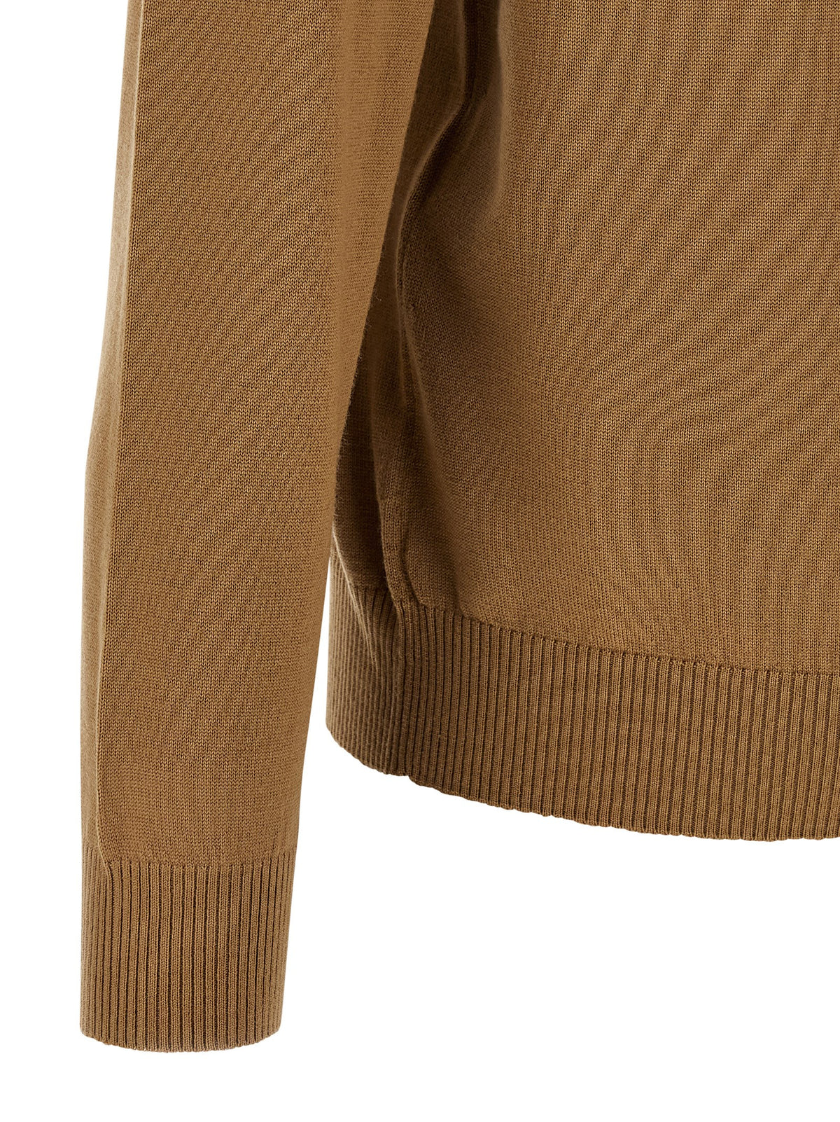 Fendi Beige Virgin Wool Cardigan for Men