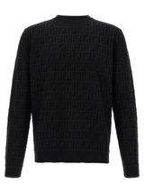 Cardigan en coton noir Fendi