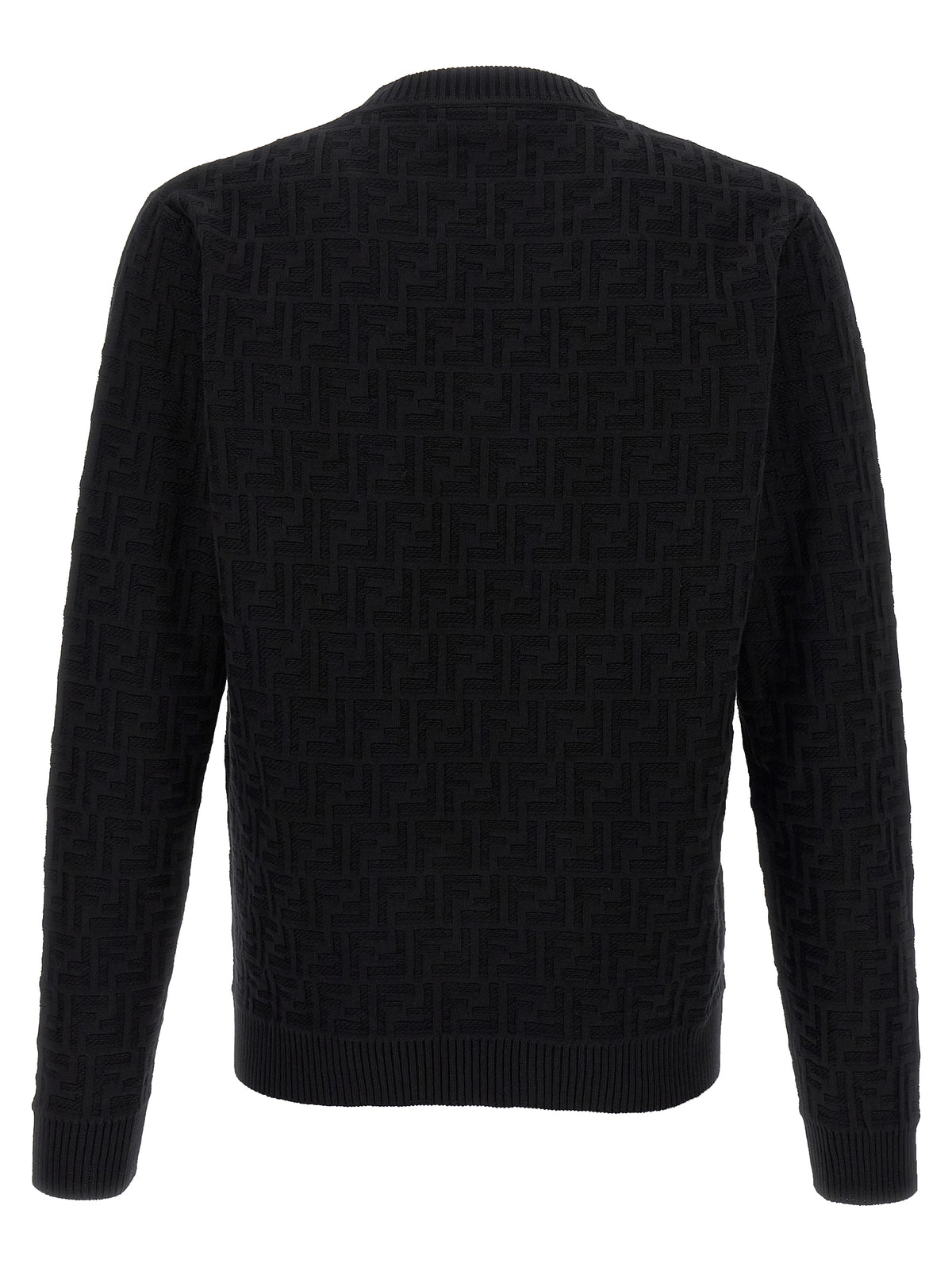 Cardigan en coton noir Fendi