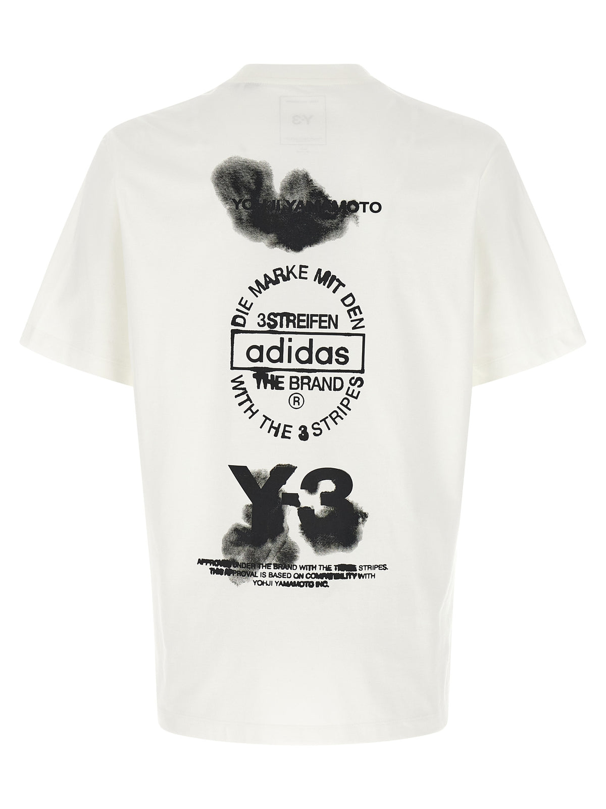 Y-3 Bicolor Cotton T-Shirt - White/Black