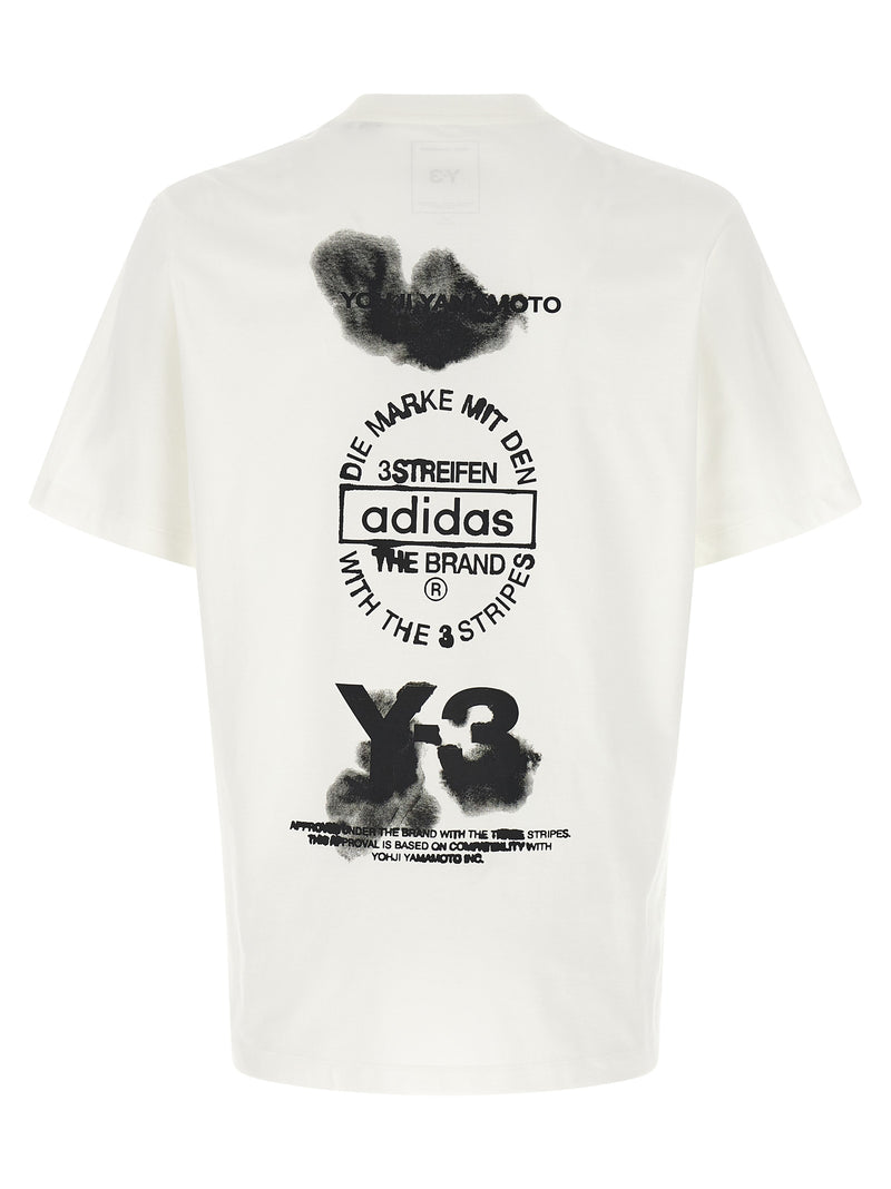 Y-3 Bicolor Cotton T-Shirt - White/Black