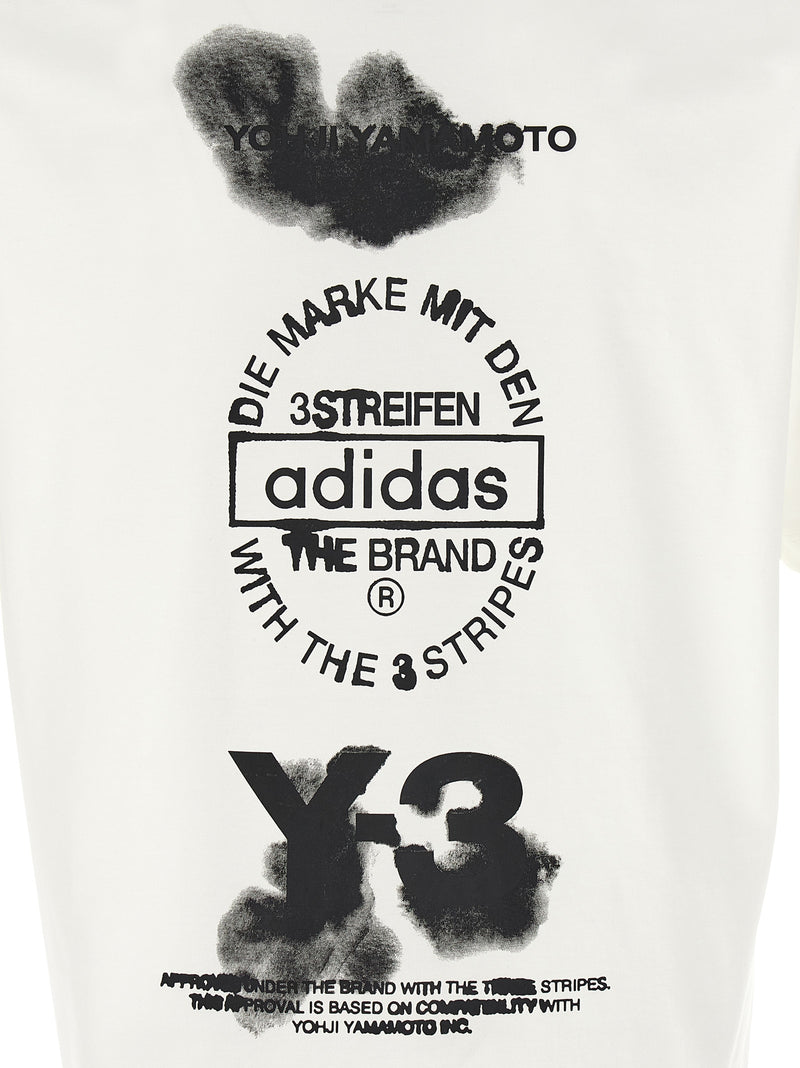 Y-3 Bicolor Cotton T-Shirt - White/Black