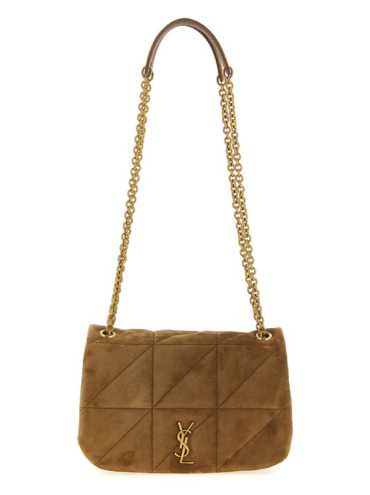Sac bandoulière Saint Laurent en veau beige