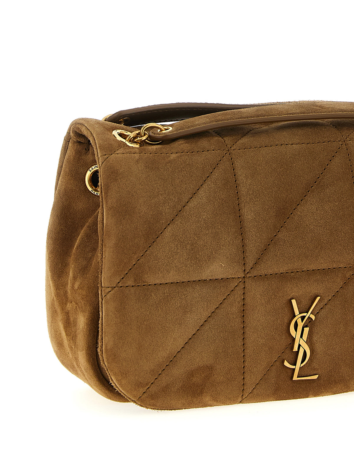 Sac bandoulière Saint Laurent en veau beige