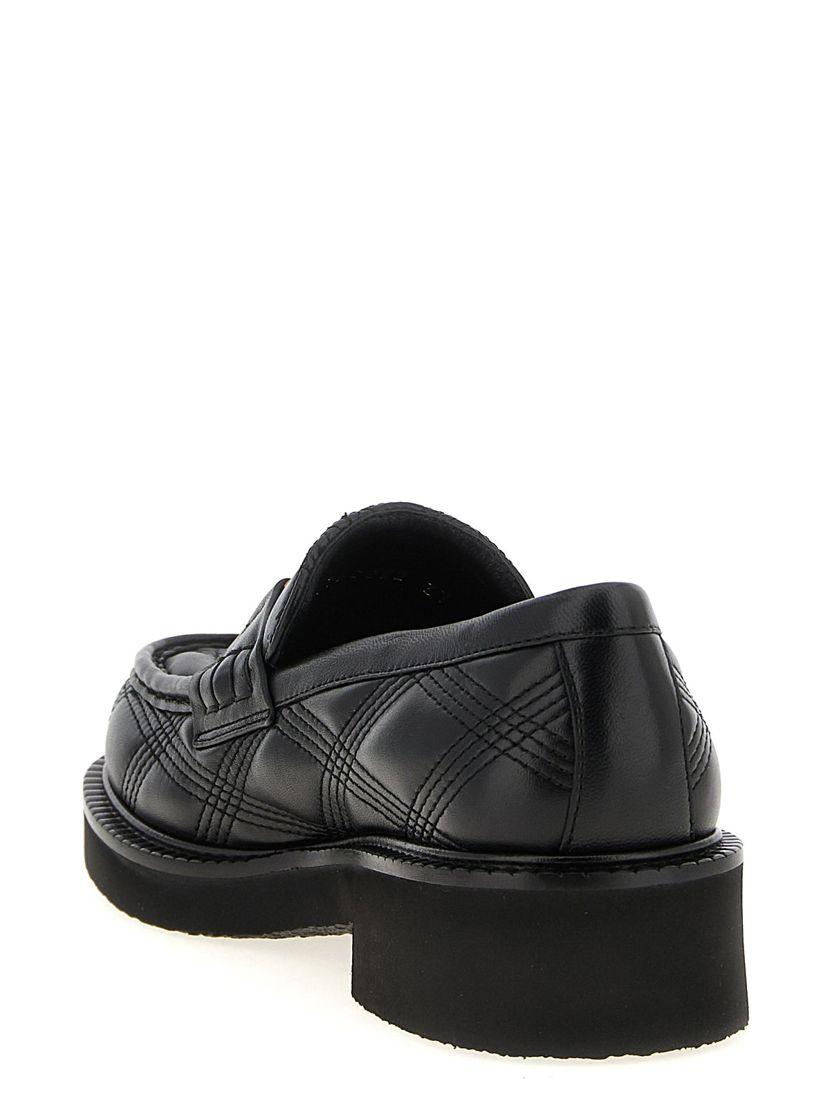 Mocassins à enfiler Valentino Garavani en cuir d'agneau noir