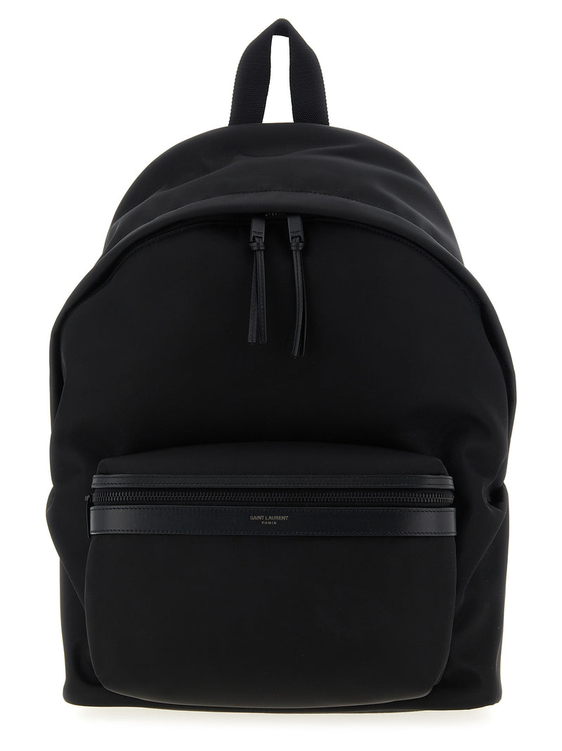 Sac à dos Saint Laurent en polyamide noir