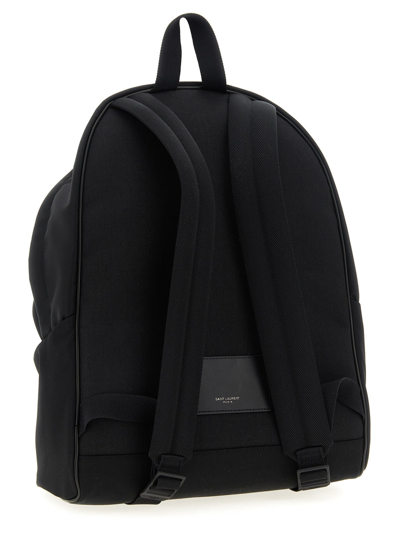 Sac à dos Saint Laurent en polyamide noir