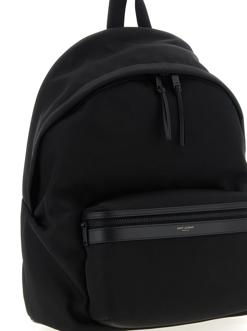 Sac à dos Saint Laurent en polyamide noir