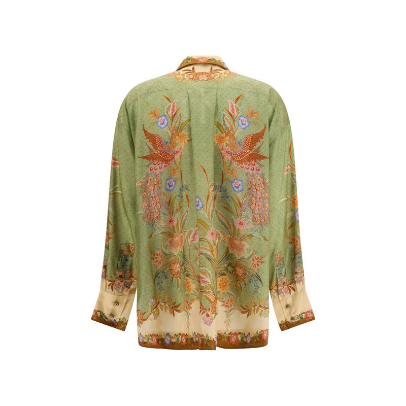 Zimmermann Indra Multicolor Silk Shirt
