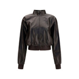 Bomber Gucci marron en agneau Ovis Aries Aries
