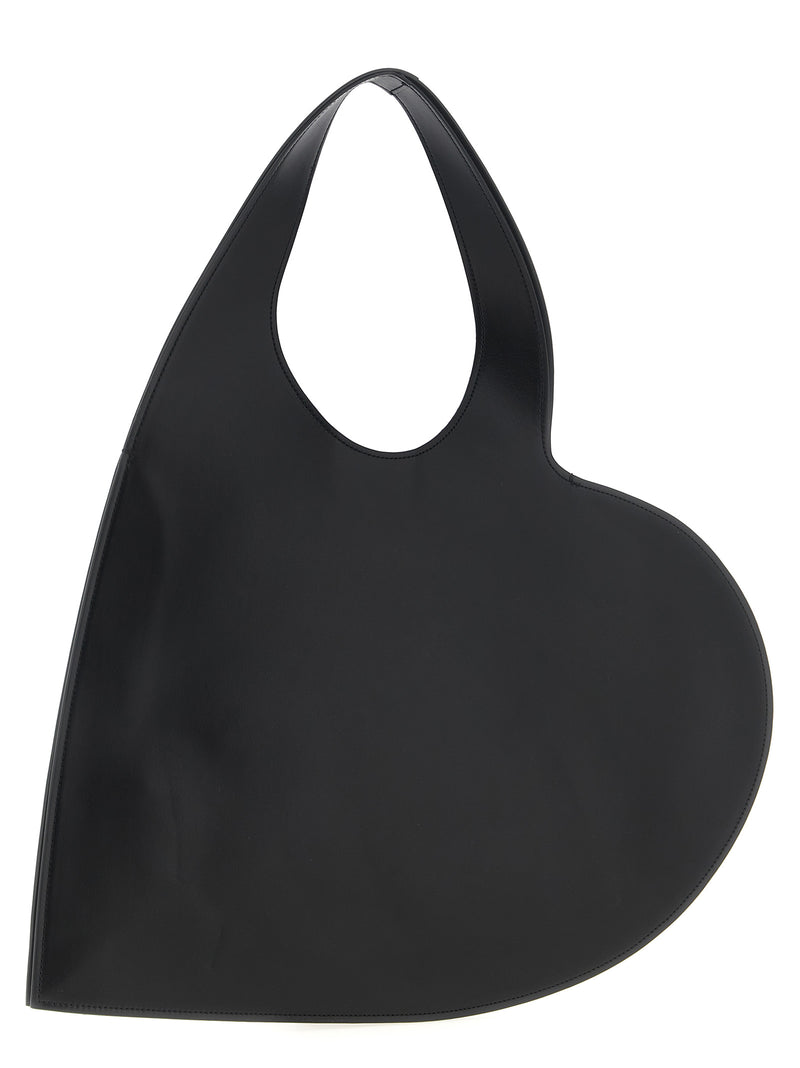 Sac bandoulière Coperni en cuir de vachette noir