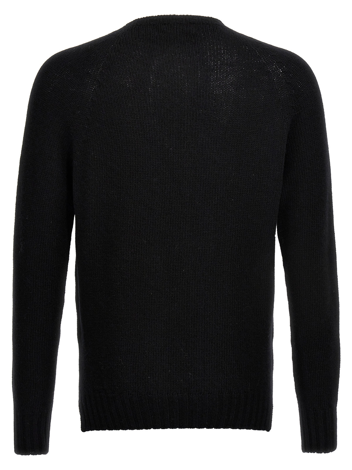 MA'RY'YA Black Virgin Wool Cardigan