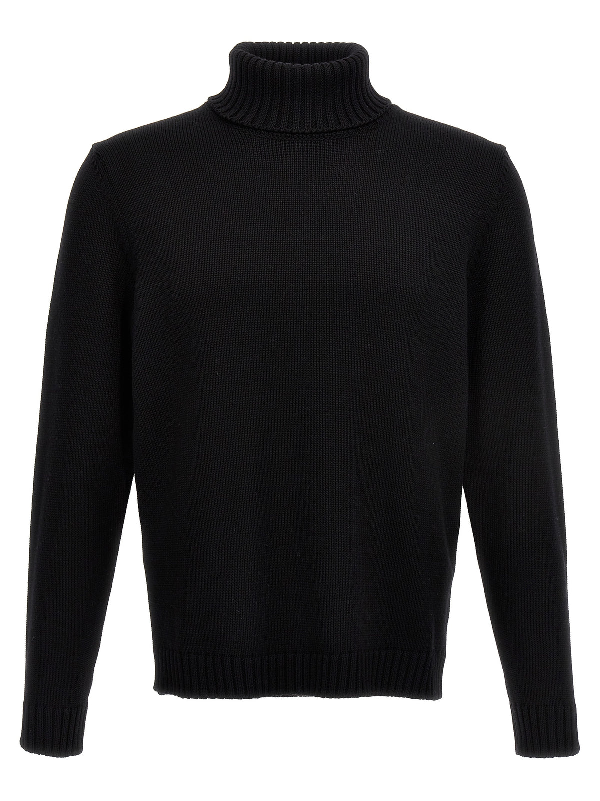 ZANONE Black Virgin Wool Cardigan