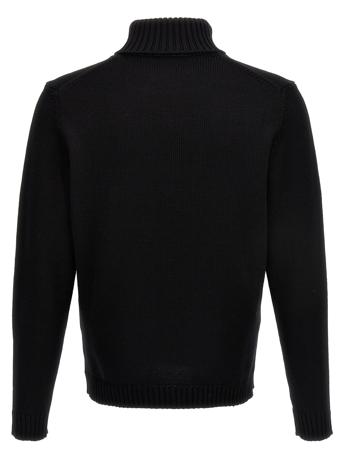ZANONE Black Virgin Wool Cardigan